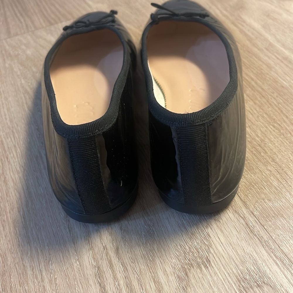 J. Crew Black Patent Leather Ballet Flats size 7 1/2 - Picture 4 of 6